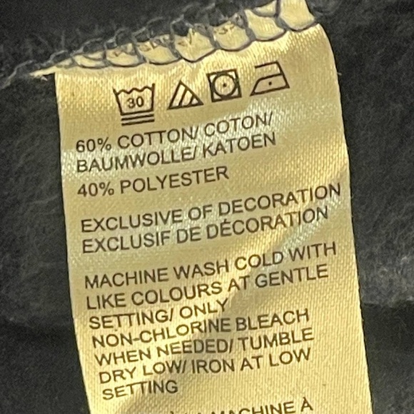 Askya Hoodie Sweatshirt Dress Navy Blue Long Sleeve Sz S Cotton Blend Pockets - Picture 7 of 10